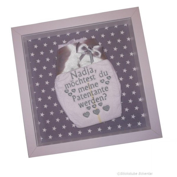 Windel Taufe Patentante